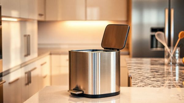 Découvrez pourquoi la poubelle à pédale est essentielle en cuisine