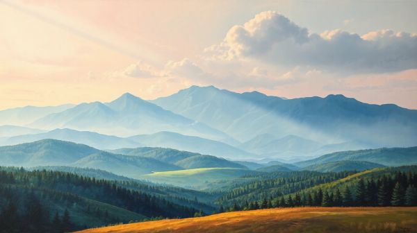 Top idées de peinture acrylique paysage grand format pour votre déco